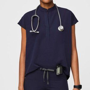 Navy FIGS Rafaela Oversized Scrub Top™